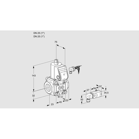 Honeywell Kromschroder VAS125R/NW KS88030609