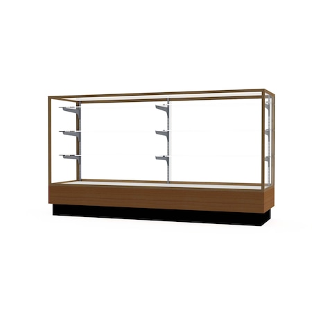 Ghent Counter Display Case 72x40x20, Champange, Oak 2010-6-GD-LV