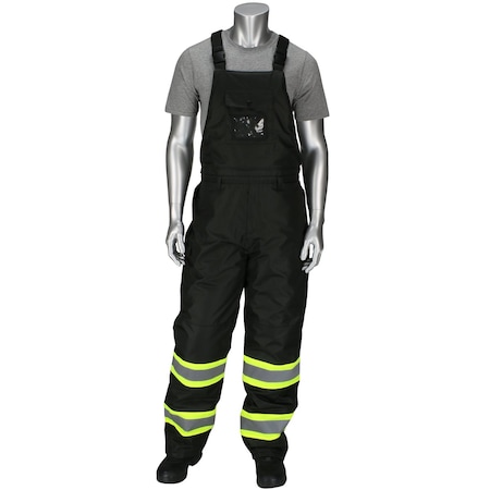 Pip Non-ANSI Ripstop Insulated Two Tone Bib Overalls 318-1780-BK/XL