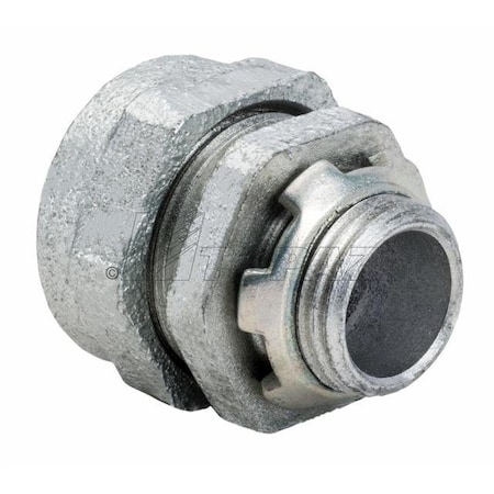 Topaz Compression Rigid Connector, Malleable Iron, 1/2" 261M