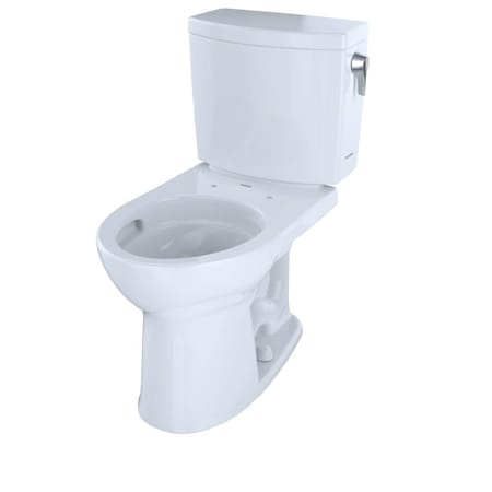 Procomfort CST453CUFRG-01 Round 1.0 GPF Toilet with Right-Hand Trip Lever, Cotton White PR314084