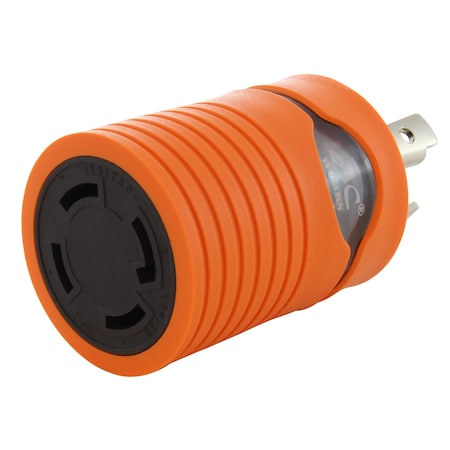 Ac Works Plug Adapter, L14-30R, L6-30P, 0 ft., Orange ADL630L1430