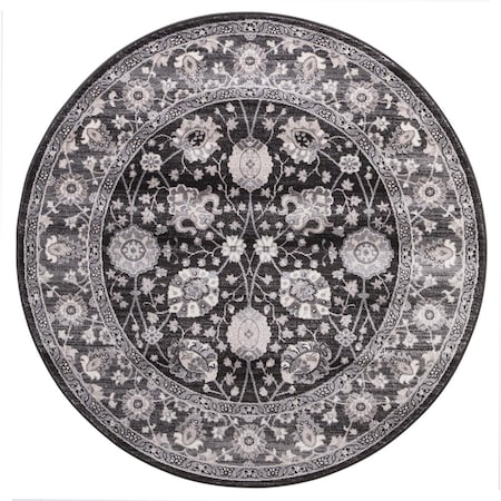 Concord Global Trading 7 ft. 10 in. Lara Vase Round Anthracite 45339