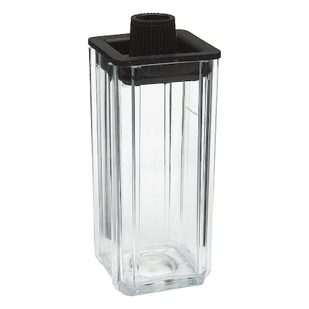 Zoro Select Vial, 49.53 mm H, Polystyrene, Black 2410212