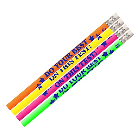 Musgrave Pencil Co Do Your Best On The Test Motivational Pencils, 144PK MUS2495G