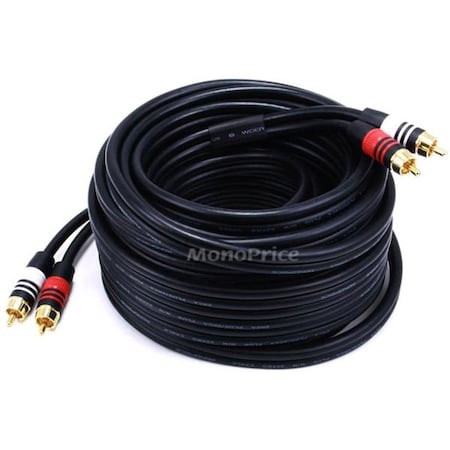 Monoprice A/V Cable, 2 RCA M/M, 35ft 2867