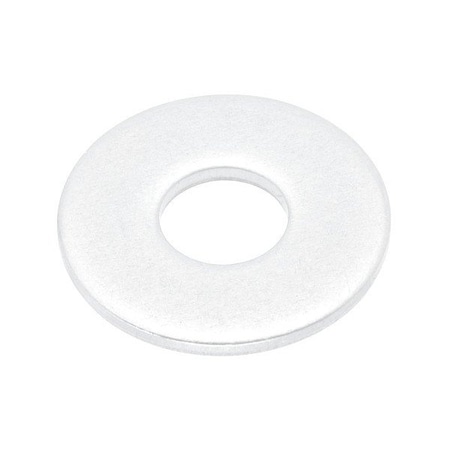 Zoro Select Flat Washer, For Screw Size M6 , PTFE Not Applicable Finish, 10 PK WASBM6RPTFE