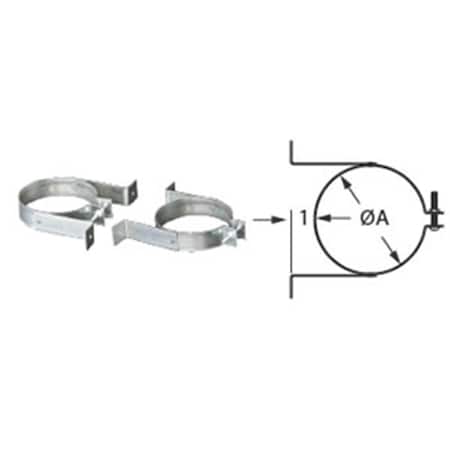 Duravent CVS Concentric Venting System Wall Strap 35CVS-WS