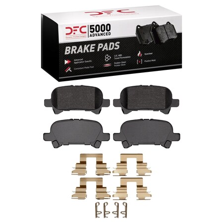 Dfc 5000 Advanced Disc Brake Pad Set,  1551-0828-01