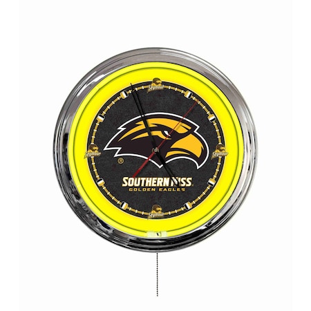 Holland Bar Stool University of Southern Mississippi 16 LED Wall Clock ClkL16