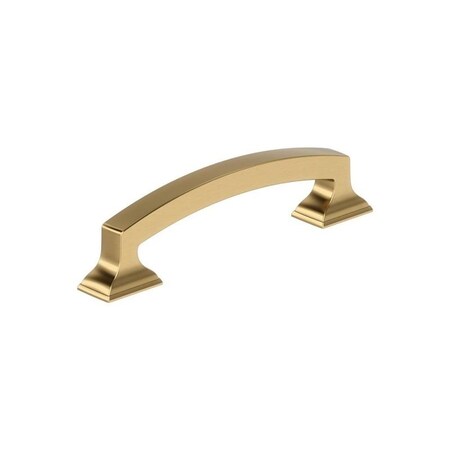 Amerock Incisive Series Cabinet Pull, 4-11/16 in L Handle, 3/8 in H Handle, 1-3/16 in Projection, Zinc BP37121CZ