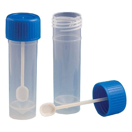 Zoro Select Plastic Vials, Colorless, PK500 109120