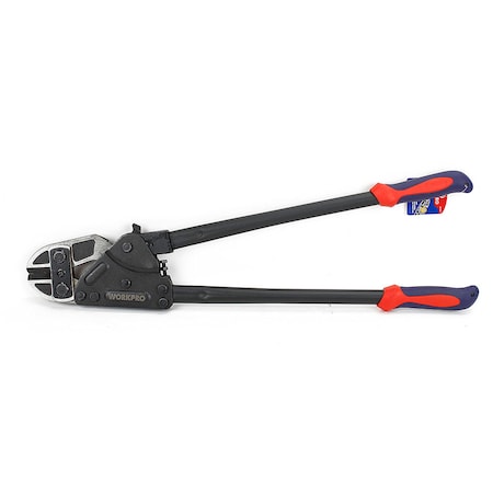 Prime-Line WORKPRO W017014 Ratchet Bolt Cutter, Heat Treated Alloy Steel Jaws, 24 in. (Single Pack) W017014
