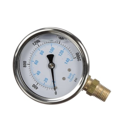 Spraymaster Pressure Gauge, 0-2000 PSI 300-0166