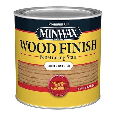 Minwax Wood Stain, 0.5 pt, Golden Oak 221024444