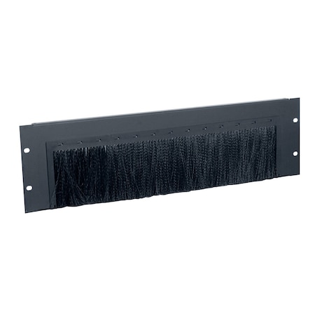Lowell 3U Cable Brush Panel CBP-3