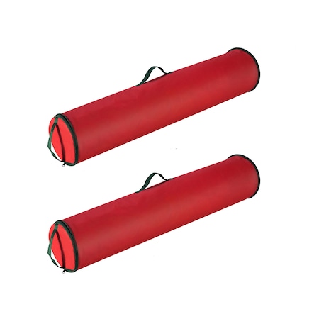 Elf Stor Wrapping Paper Storage Bag 2-Pack 40in Gift Wrap Organizer Holds Up to 50 Rolls of Giftwrap, 2PK 83-DT5154