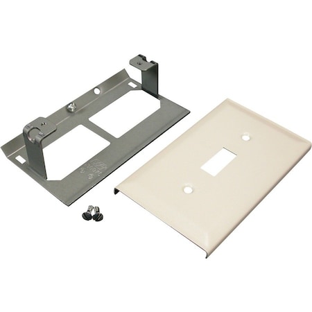 Wiremold Switch Cover Fitting, Ivory, Steel V3040CE