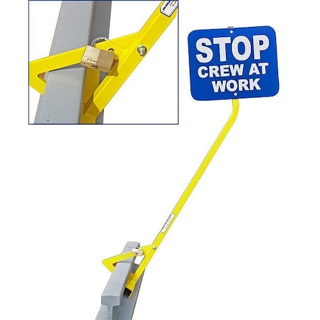Aldon Clamp-On High Security Sign Holder 4015-07