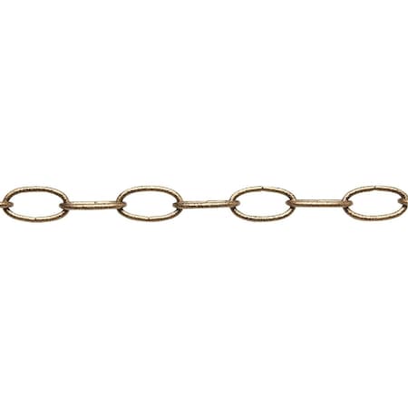 Campbell No.10 40 ' Antique Copper Finished Metal Craft Chain T0722006N