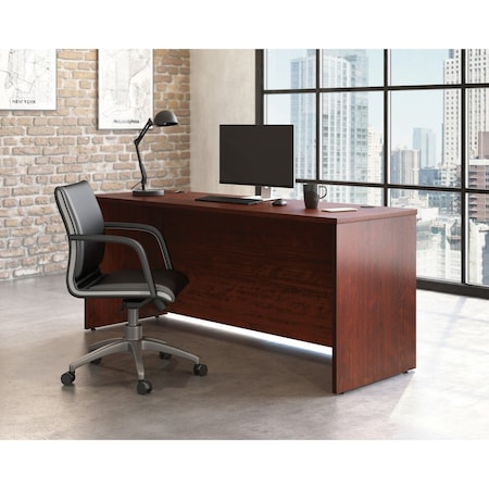 Officeworks By Sauder Commercial Desk, 29.291 in H, 71.102 in W X Classic Cherry 426276
