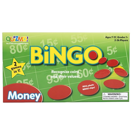 Learning Advantage QUIZMO Money, Bingo-Style Money Game 8236