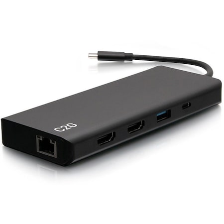 C2G USB C Dual Monitor Laptop Docking Station - HDMI, Ethernet, USB - 60W Power Delivery C2G54488
