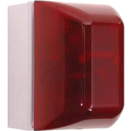 Safety Technology International Alarm Mini Controller, Siren, Continuous, 9V DC, 105 dB, Polycarbonate, Red, Wall Mount STI-SA5000-R
