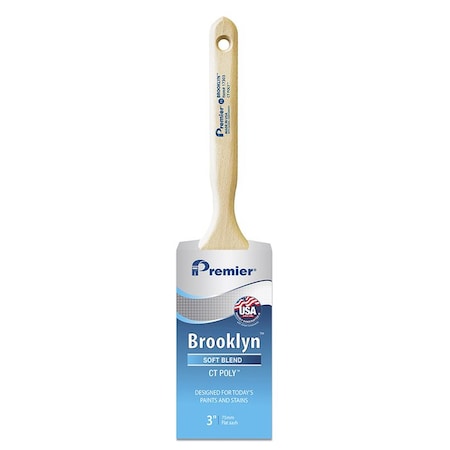 Brooklyn 3in Premier Flat Sash CT Paint Brush 17303