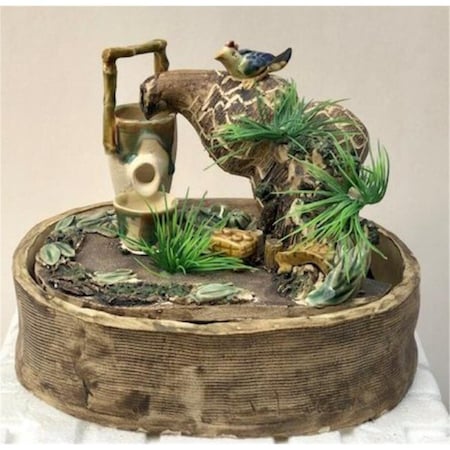 Configuracion 7 x 8.5 x 6 in. Ceramic Table Top Water Fountain CO2203514