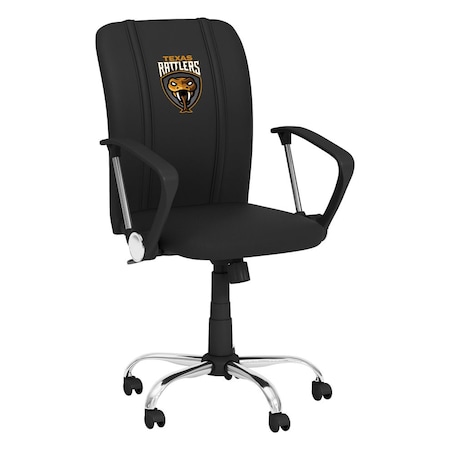 Dreamseat Curve Task Chair with Texas Rattlers Primary Logo XZOCCURVE-PSPBR0055