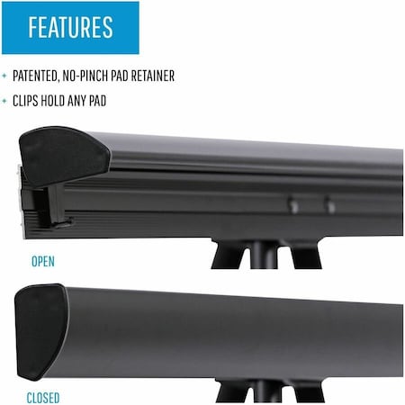 Mastervision 3leg Display Easel, Black BVCFLX05101MV