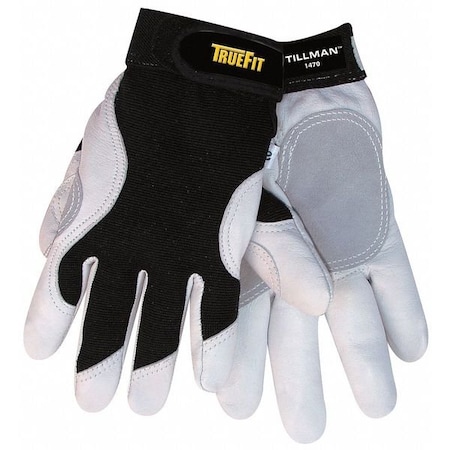 Tillman Mechanics Gloves, Black/Pearl, XL, PR 1470XL