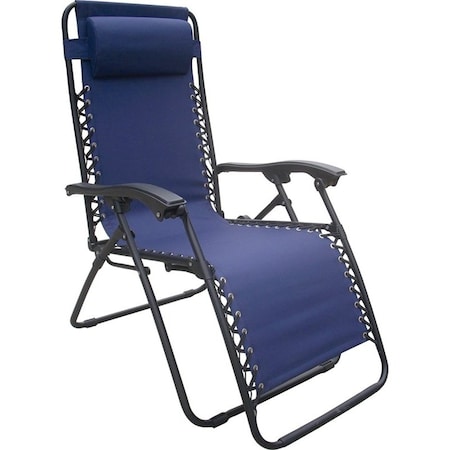 Manufacturers Direct Seasonal Trends F5325O-1BKOX60 Relaxer Chair, 25.6 in W, 63 in D, 43.3 in H, 250 Ibs Capacity F5325OBKOX60