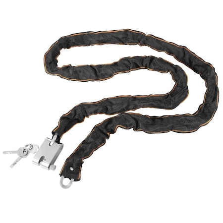 Fresh Fab Finds 1.8m Bike Chain Lock with 3 Keys Heavy Duty Security Lock, Black - Unisex FFF-GPCT2047