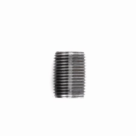 Stz Industries 3/8 in. MIP each X 3/8 in. D MIP Black Steel Close Nipple 308UP38XCL