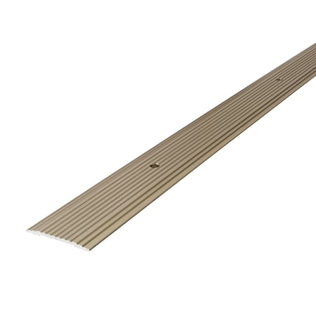 M-D Building Products 1-1/4 In. X 36 In. Pewter Aluminum Seam Binder w/ Screw Nails 43872