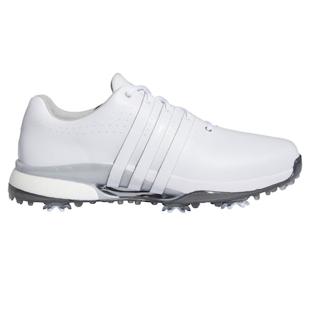 Adidas Tour360 Golf Shoes - White/Silver/10.5 Medium IF0244