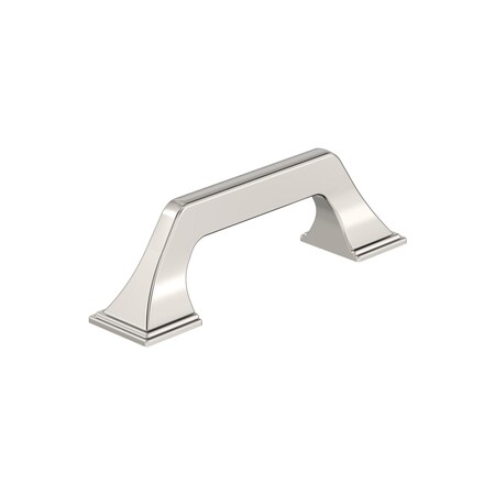 Amerock Exceed 3 inch 76mm Center-to-Center Polished Nickel Cabinet Pull BP37375PN