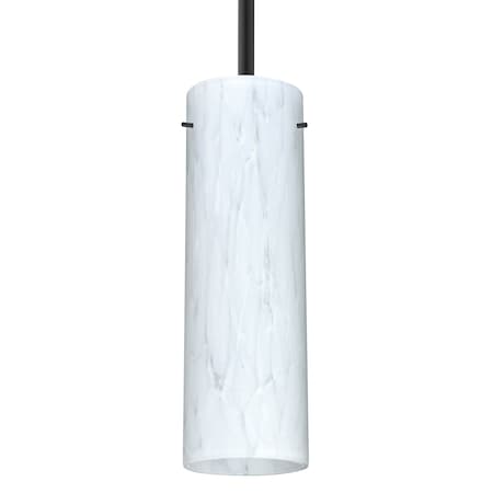 Besa Lighting Besa Stilo 9 Stem Pendant, Carrera, Black Finish, 1x 40W MAX E26 Base 1TT-493019-BK
