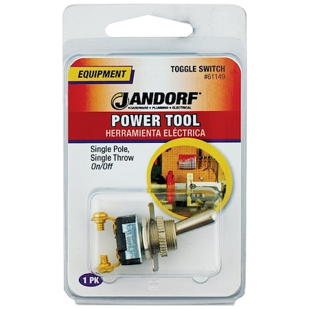 Jandorf Switch, 10/15 A, 120/240 V, SPST, Screw Terminal 61149