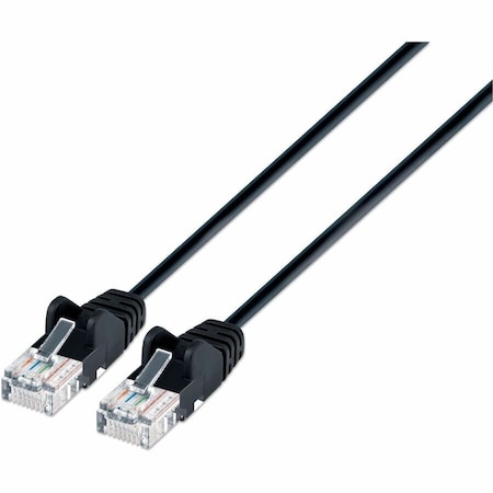 Intellinet Network Solutions CAT6A U/UTP SLIM NETWORK PATCH CABLE, 10 FT., BLACK 743938
