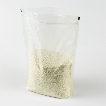 Elevate Packaging 32oz Transparent Compostable Stand Up Pouch, 100PK HC0321