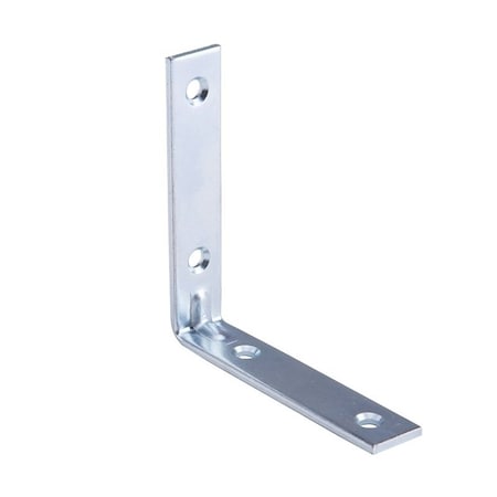 Prosource Corner Brace, 3-1/2 in L, 3-1/2 in W, 3/4 in H, Steel, Zinc-Plated, 3 mm Thick Material CB-B03.5-C4PS