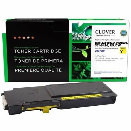 Clover Imaging Group Imaging Remanufactured High Yield Yellow Toner Cartridge 200738P