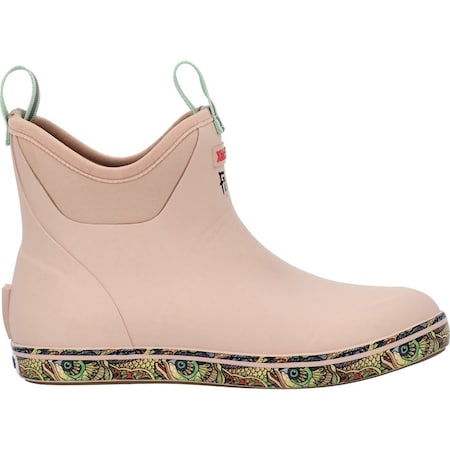 Xtratuf Women's FisheWear Ankle Deck Boot, Rose Fishe Tarpon, Size 9 XWAB6FT