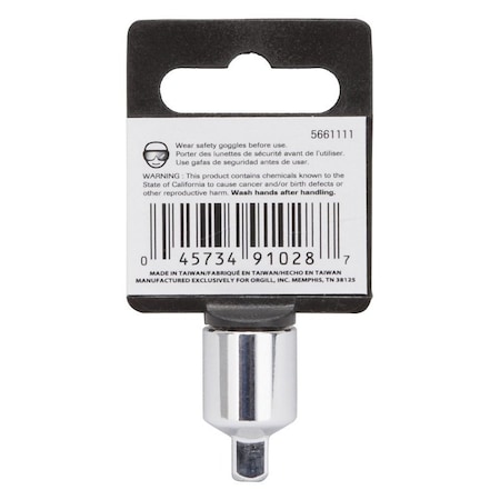 Vulcan Socket Adapter, Female Male Drive, 1 in L MT6491740