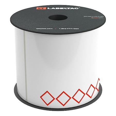 Creative Safety Supply LabelTac GHS Supply, White; Red LT46GHS5-V2