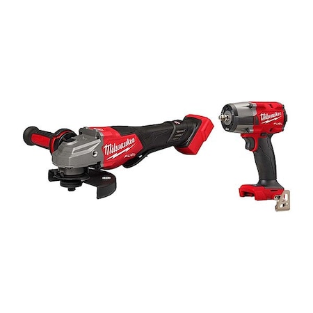 Milwaukee Tool M18 FUEL Grinder + M18 FUEL 3/8" MTIW 3670-20, 2960-20