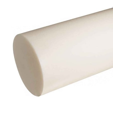 Online Metal Supply 2.000 (2 inch) x 18 inches, Nylon 6/6 Plastic Round Rod NYL66RRD2L18.1